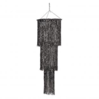 Riesen Lametta-Dekohänger Nachthimmel, 120cm lang