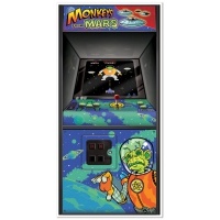 Tür-Dekofolie 80er Jahre 8-bit Videospiel, 75 x 150 cm