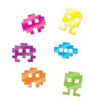 Tischkonfetti 80er Jahre 8-Bit Monster, 28 g