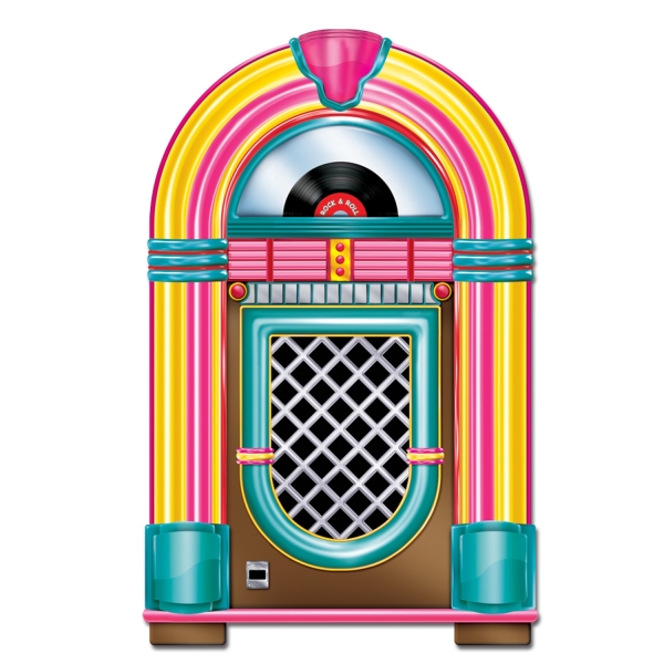 Cutout Jukebox - Rock 'n' Roll Mottoparty Deko