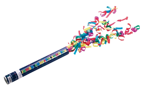 Party-Extra Riesen Konfetti-Kanone, 40 cm