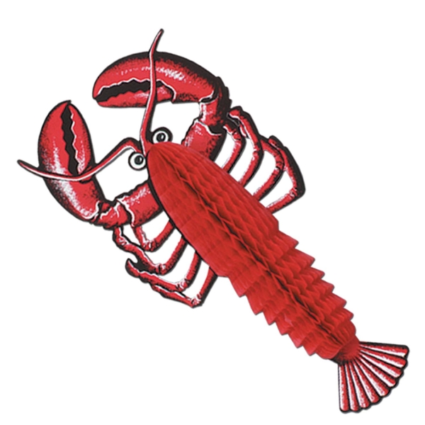 Wabenpapier Deko-Hummer, 43 cm groß