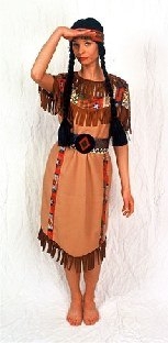 Kinderkostüm Indianer-Squaw