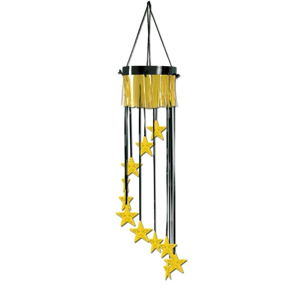 Große Spiralkaskade Golden Starlight - Silvester Party Deko