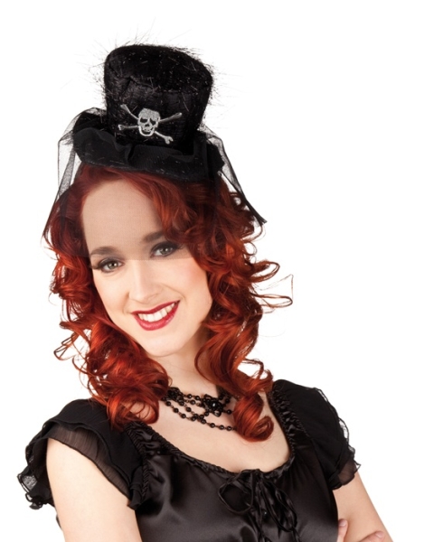 Haarreif Dunkle Lady - Grusel-Accessoires