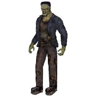 Riesen Cutout-Figur Frankenstein - Zombie Deko