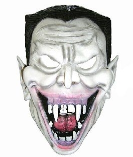 Latexmaske Grinsender Vampir