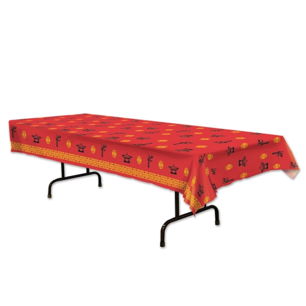 Plastik-Tischdecke China Bankett - Asien Deko