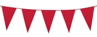 XL-Wimpelkette, rot, 10 Meter
