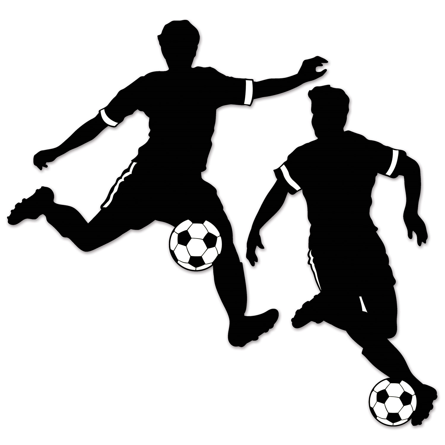 Fußball Silhouette Fußball Silhouette
