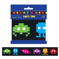Absperrband 8-bit Videospiel 80er Party, 6 m lang