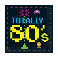 Servietten 80er Jahre 8-bit Videospiel, 16er Pack