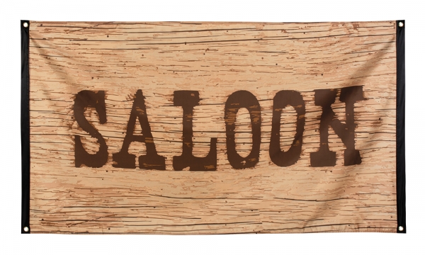 Dekofahne Wild West Saloon, 90 x 150 cm