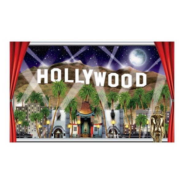 Fensterbild Dekofolie Hollywood,