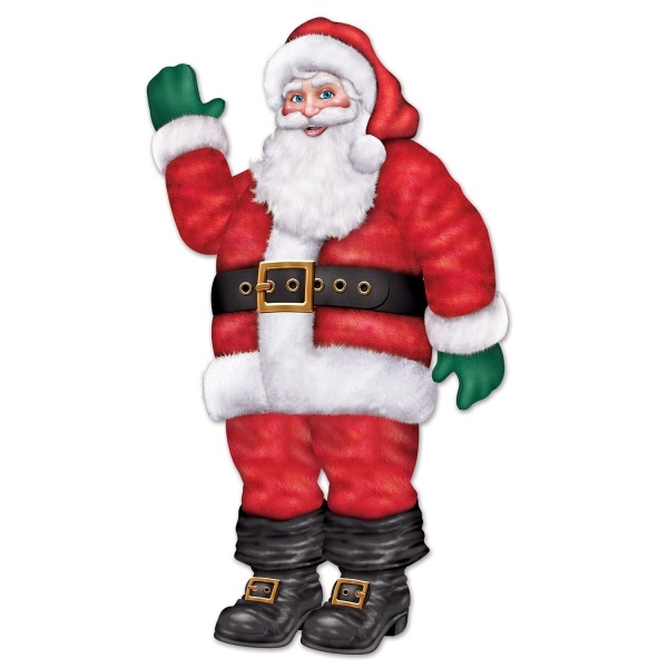 Cutout-Figur Nikolaus - Weihnachtsdeko