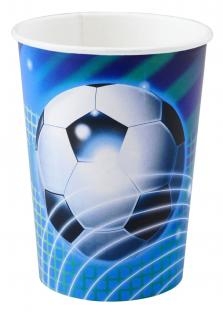 Party-Extra Große Fußball-Pappbecher - Fußball Tischdeko