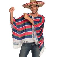 Schlichter Mexikanischer Poncho Alfonso (M/L)