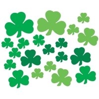 Party-Extra Cutout Set Shamrock, 20-teilig