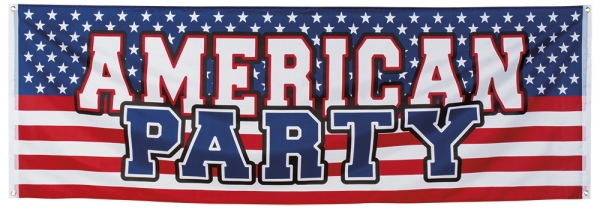 Mega-Partybanner American Party - USA Deko