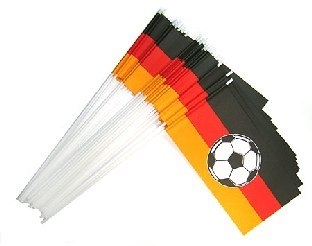 Papierfähnchen Koenig Fussball - Deutschland Deko