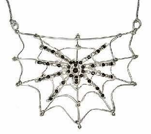 Spinnen Collier - Halloween Grusel-Accessoiires
