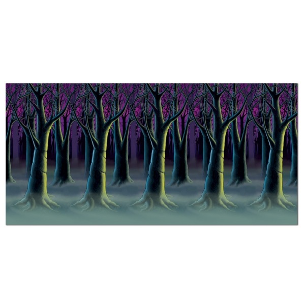 Party-Extra Dekofolie Geisterwald (Unterteil), 9 x 1,2 Meter