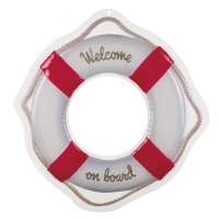 Wanddeko Navy Rettungsring, PVC, 58 x 55 cm
