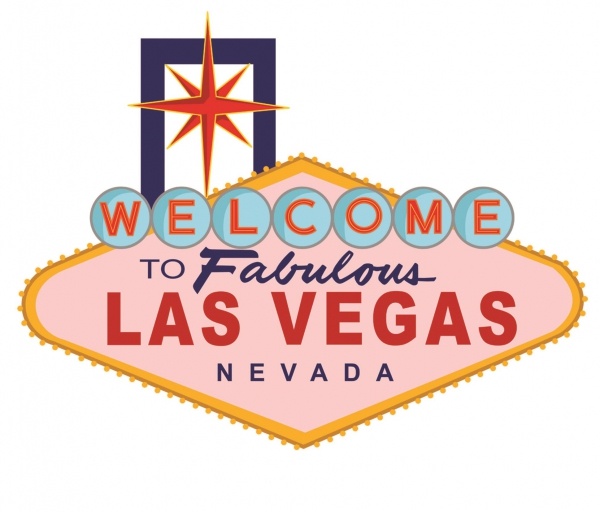 Party-Extra Cutout Dekoschild Las Vegas, 50 cm