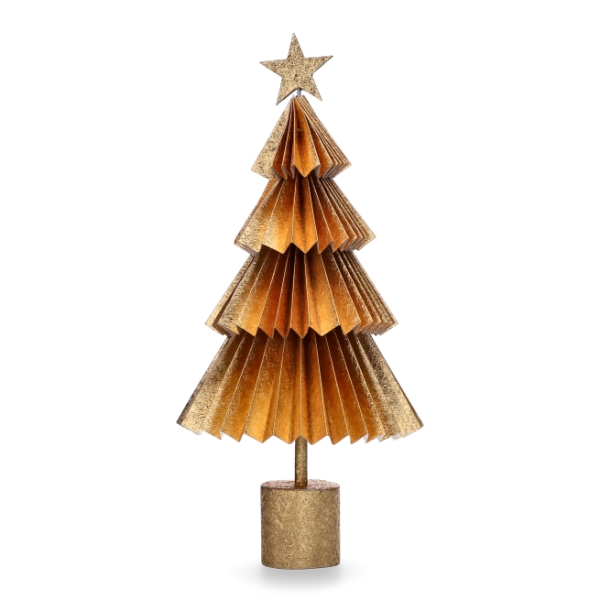 Goldener Papiertannenbaum 