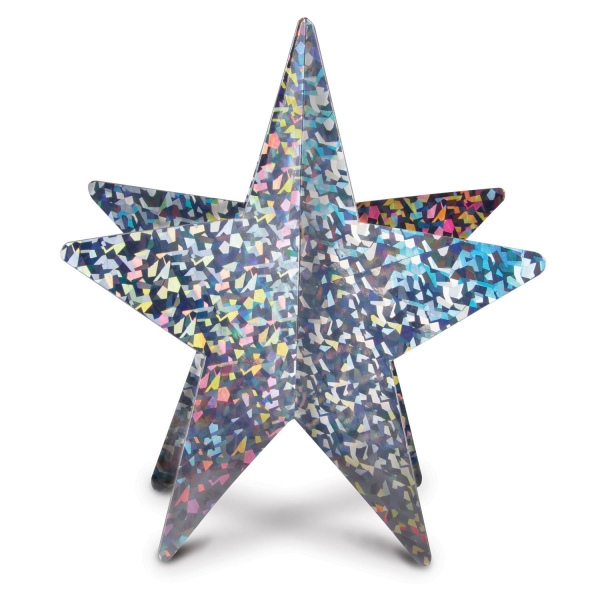 Tisch-Aufsteller Silver Starlight, 30cm groß
