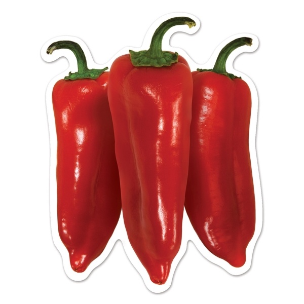 Mini Cutout Set Chili-Schote, 10er Pack