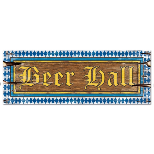 Cutout-Schild Beer Hall - Oktoberfest Deko