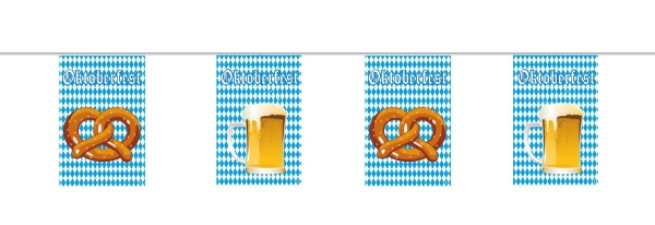 Flaggenkette Oktoberfest, 6 Meter