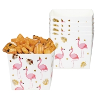 Pappschüssel Flamingoparty, 6er Pack