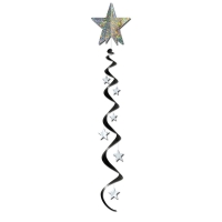 Jumbo Spiralhänger Silver Starlight, 120 cm