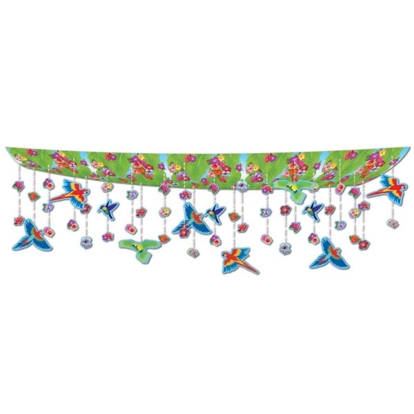 Deckendeko Tropical Beachparty, 3,60 m lang, 30 cm breit
