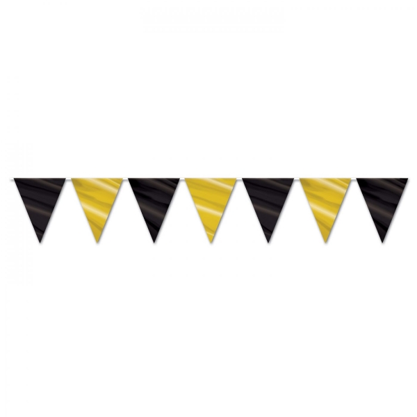 Wimpelkette Golden Starlight - Glamour Deko