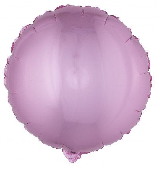 Folienballon rund, rosa - Babyparty Deko