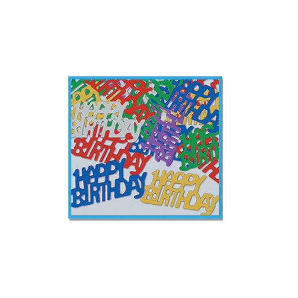 Party-Extra Tischkonfetti Happy Birthday Geburtstagsparty Deko