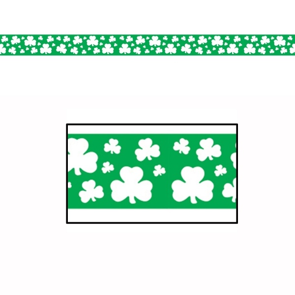 Party-Extra Absperrband Shamrock, 6 Meter lang