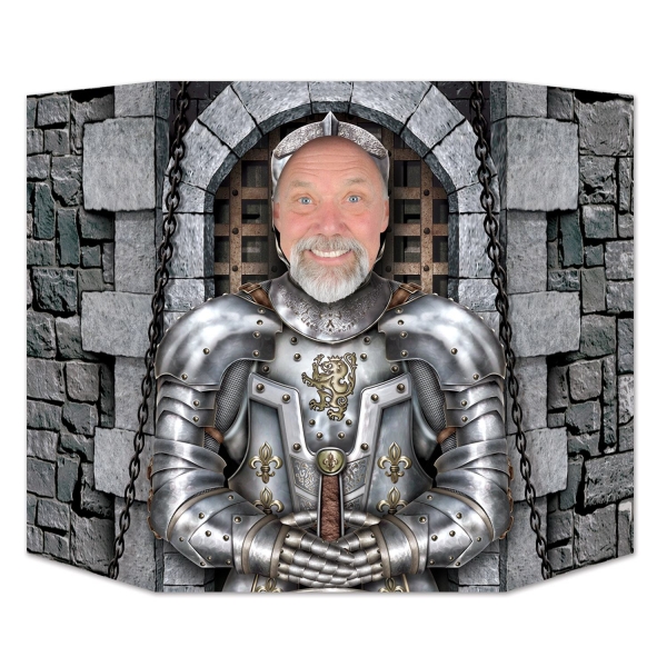 Fotowand Aufsteller Ritter - Mittelalter Partydeko