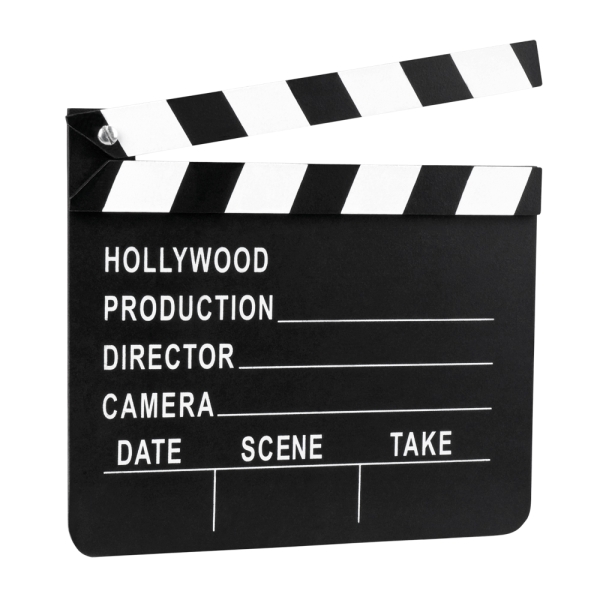 Deko-Regieklappe Hollywood - Filmstar Deko