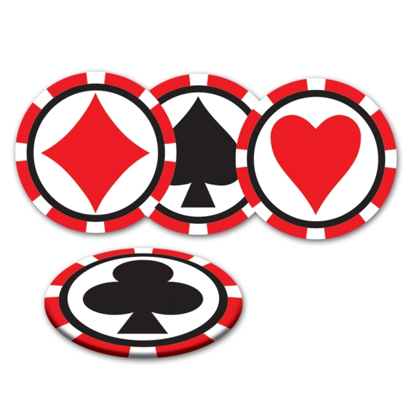Untersetzer Skatrunde - Las Vegas Casino Deko