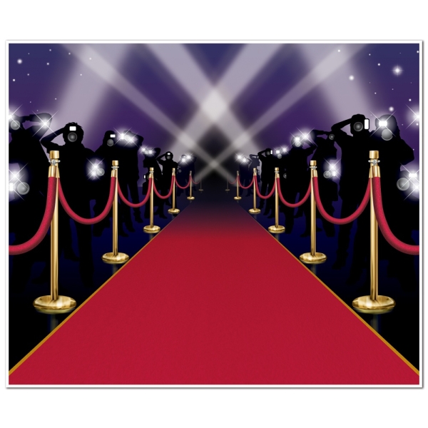 Dekofolie Premierenabend - Hollywood VIP Deko