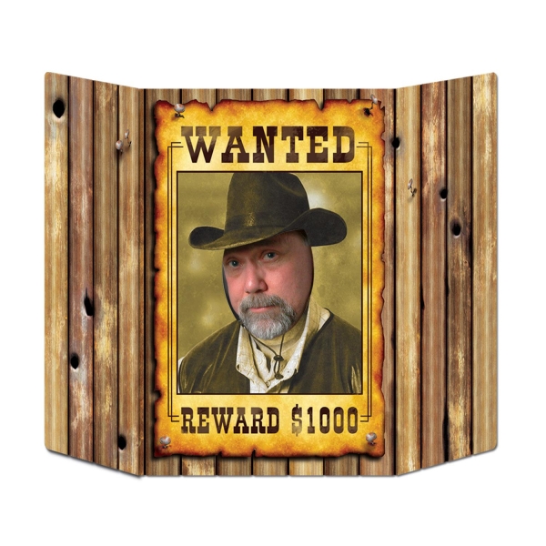 Fotowand Aufsteller Wanted