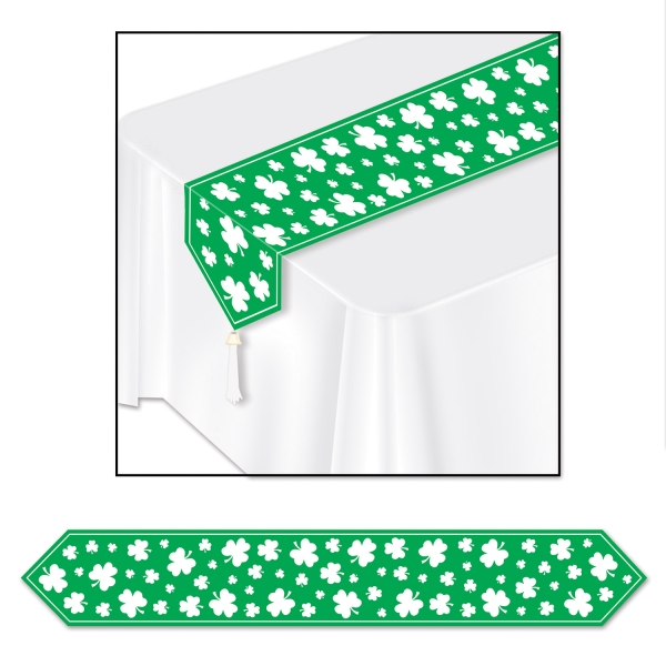 Papp-Tischläufer Shamrock