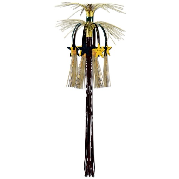 Große Dekokaskade Golden Starlight, 90 cm - Glamour Deko