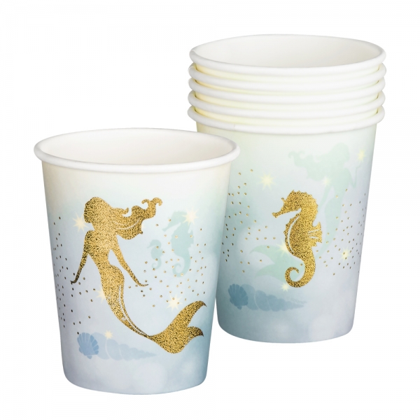 Becher Meerjungfrau Set 6 St.