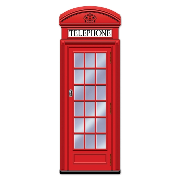 XL-Cutout Englische Telefonzelle, 150 cm