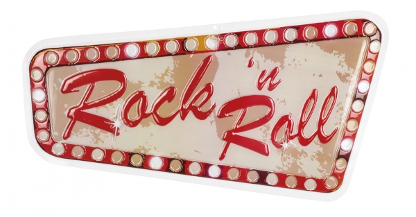 Wanddeko Rock + Roll - 50er Jahre Deko